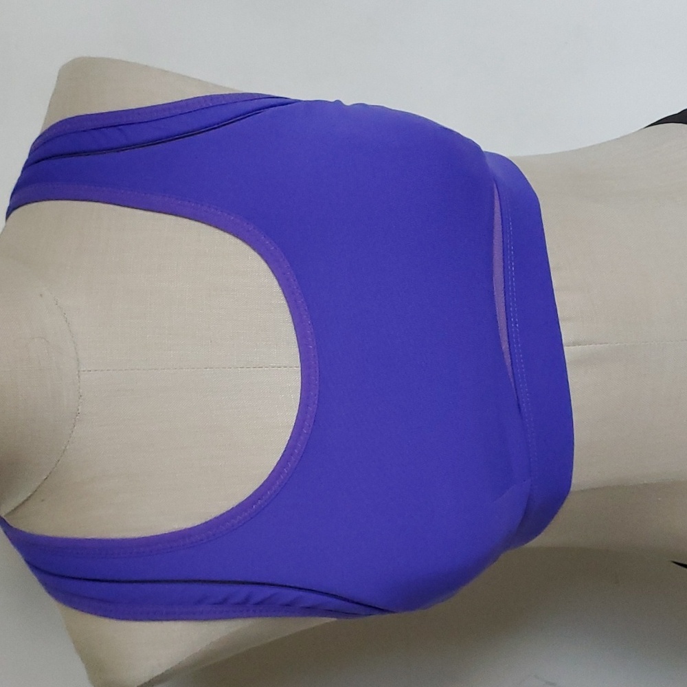 Fabletics purple Sport bra with mesh Sz.X-small